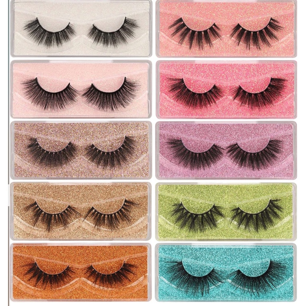 ✨Faux Mink 3D Fluffy Lashes, 10 Sets-contains 18mm & 20mm Lashes of Mixed Styles